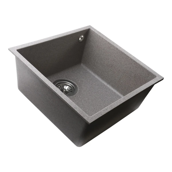 Гранітна мийка Globus Lux AMMER пiдстiльна, мокко 440 х 440 мм