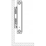 Радіатор сталевий панельний KALITE 11 бок 500х1500
