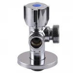 Кран кульовий кутовий подвійний SELBA 1/2″х 1/2″х3/4″ DOUBLE (SL1599)