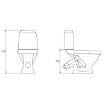 Компакт 771 ЕKO 031 3/6 з кришкою поліпропілен з металевим кріпленням (UА)