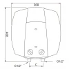 Водонагрівач Bosch Tronic 2000 TR 2000 15 B / 15л 1500W (над мийкою)