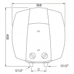 Водонагрівач Bosch Tronic 2000 TR 2000 15 B / 15л 1500W (над мийкою)