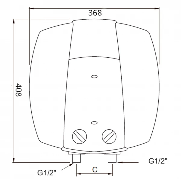 Водонагрівач Bosch Tronic 2000 TR 2000 15 B / 15л 1500W (над мийкою)