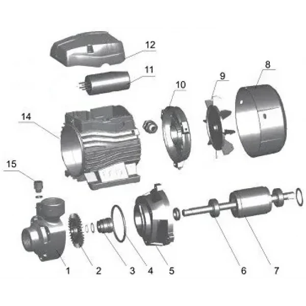 Насос вихровий VOLKS pumpe QB60 NEW 0,37кВт