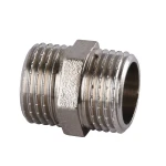 Ниппель 1/2″НН никелированный под прокладку А0501-1А(нк)