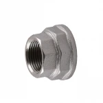 Муфта редукционная 1 1/4″х1″ВВ никелированная восьмигранная А0335А(нк)