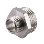 Ниппель редукционный 1″х 1/2″НН никелированный А0513А(нк)