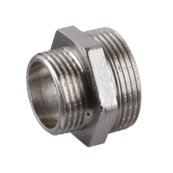 Ниппель редукционный 1″х3/4″НН никелированный А0512А(нк)