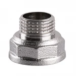 Переходник редукционный 3/4″х1/2″ВН никелированный А0603А(нк)