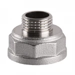 Переходник редукционный 1″х1/2″ВН никелированный А0602А(нк)