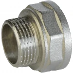 Переходник редукционный 1 1/2″х 1″ВН никелированный А0606А(нк)