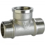 Тройник 1/2″НВН никелированный А0215А(нк)