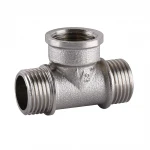 Тройник 1/2″НВН никелированный А0215А(нк)