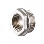 Футорка 3/4″х1/2″НВ никелированная А0702А(нк)