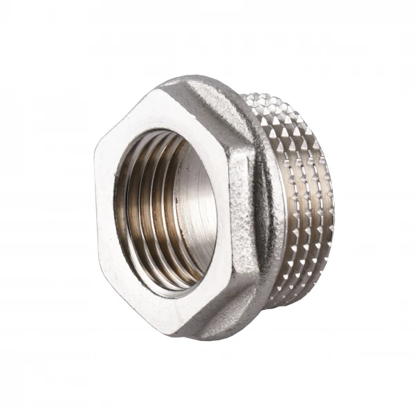 Футорка 3/4″х1/2″НВ никелированная А0702А(нк)