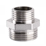 Ниппель редукционный 3/4″х1/2″НН никелированный А0511А(нк)