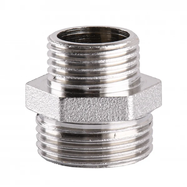 Ниппель редукционный 3/4″х1/2″НН никелированный А0511А(нк)