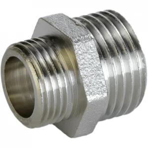 Ниппель редукционный 3/4″х1/2″НН никелированный А0511А(нк)