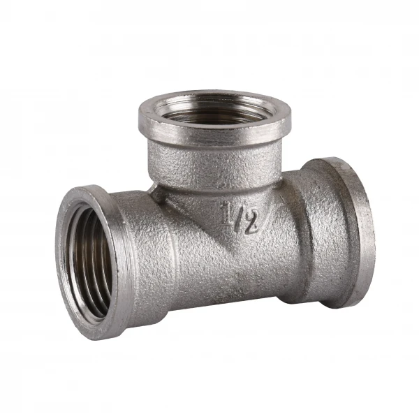 Тройник 1/2″ВВВ никелированный А0242-1А(нк)
