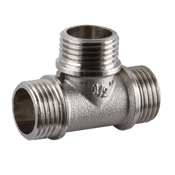 Тройник 1/2″ННН никелированный А0214А(нк)