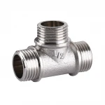 Тройник 1/2″ННН никелированный А0214А(нк)