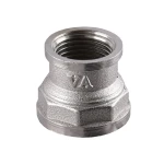 Муфта редукционная 3/4″х1/2″ВВ никелированная облегченная А0306А(нк)