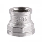Муфта редукционная 3/4″х1/2″ВВ никелированная облегченная А0306А(нк)