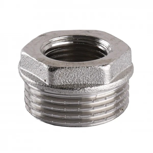 Футорка 1″х1/2″НВ никелированная А0704-1А(нк)