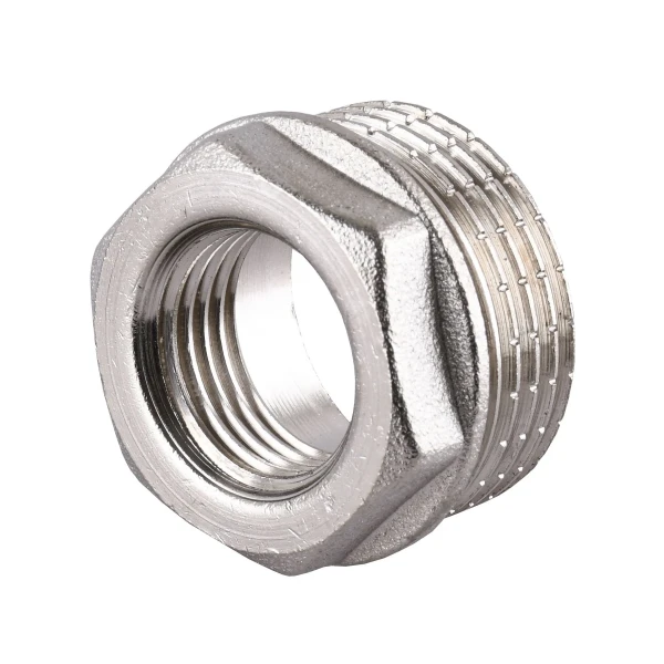 Футорка 1″х1/2″НВ никелированная А0704-1А(нк)