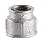 Муфта редукционная 1″х3/4″ВВ никелированная А0313А(нк)