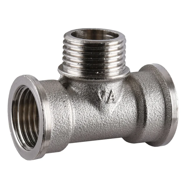 Тройник 1/2″ВНВ никелированный А0211А(нк)