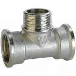 Тройник 1/2″ВНВ никелированный А0211А(нк)