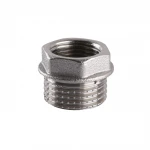 Футорка 1/2″х3/8″НВ никелированная А0752А(нк)
