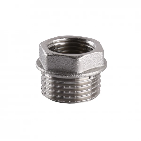 Футорка 1/2″х3/8″НВ никелированная А0752А(нк)