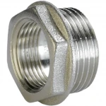 Футорка 1 1/4″х1″НВ никелированная А0712А(нк)