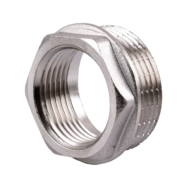 Футорка 1 1/4″х1″НВ никелированная А0712А(нк)