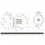 Насосная станция Optima PRIME OP25WHBL4-30 с интелл,част, преобр, на базе многост, насоса + бак 5л