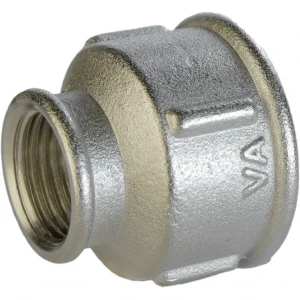 Муфта редукционная 1 1/2″х 3/4″ВВ никелированная А0310А(нк)