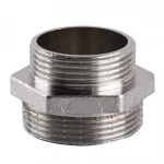 Ниппель редукционный 1 1/2″х1 1/4″НН никелированный А0522А(нк)