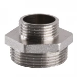 Ниппель редукционный 1 1/2″х 1″НН никелированный А0509А(нк)