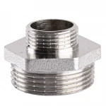 Ниппель редукционный 1 1/4″х 3/4″НН никелированный А0593А(нк)