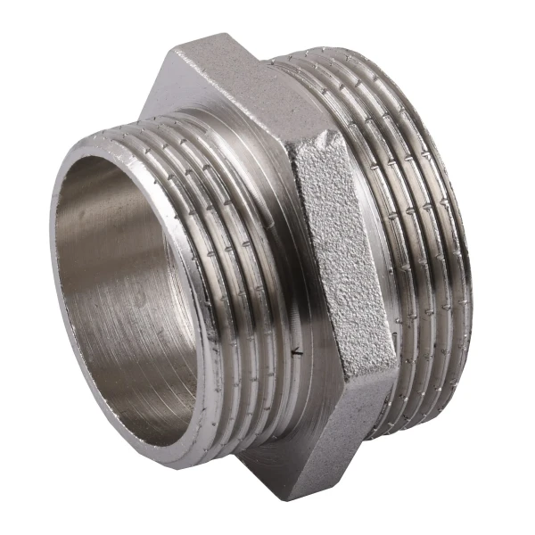 Ниппель редукционный 2″х1 1/2″НН никелированный А0545А(нк)