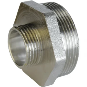 Ниппель редукционный 2″х 1″НН никелированный А0543А(нк)