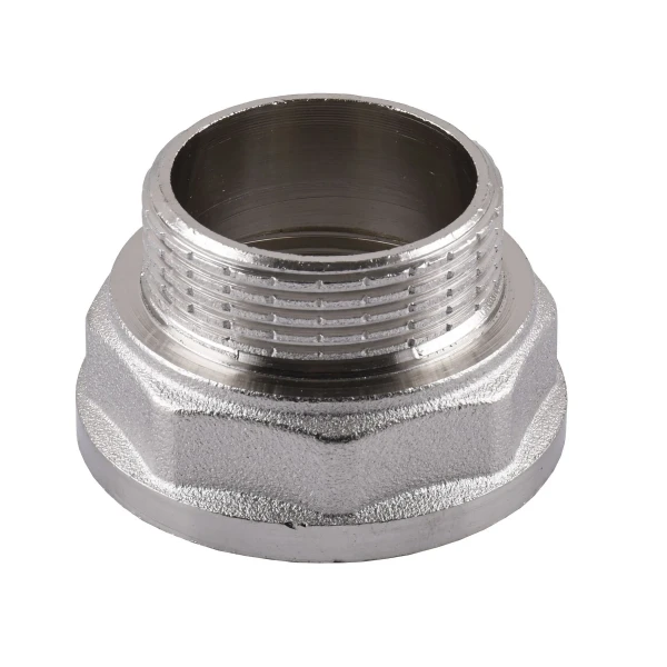 Переходник редукционный 1 1/2″х1 1/4″ВН никелированный А0618А(нк)