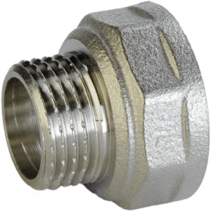 Переходник редукционный 1 1/2″х1 1/4″ВН никелированный А0618А(нк)