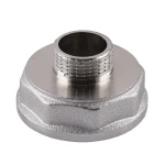 Переходник редукционный 1 1/2″х 3/4″ВН никелированный А0604А(нк)