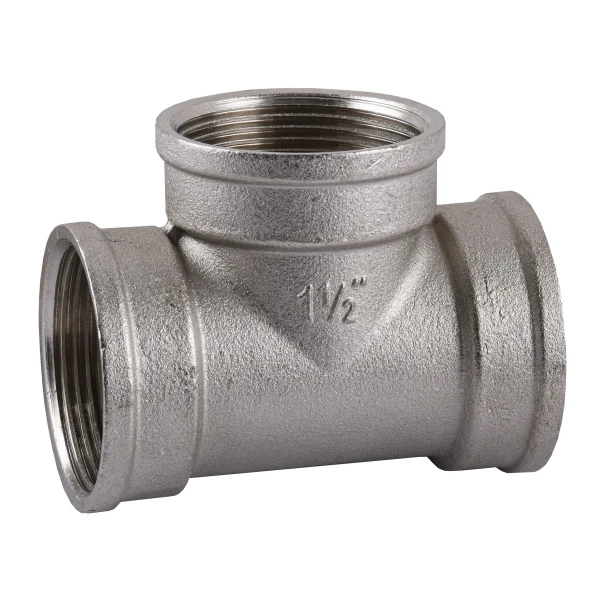 Тройник 1 1/2″ВВВ никелированный A0207-1А(нк)
