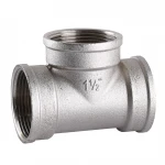 Тройник 1 1/2″ВВВ никелированный A0207-1А(нк)