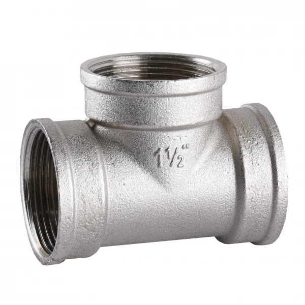 Тройник 1 1/2″ВВВ никелированный A0207-1А(нк)