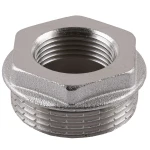 Футорка 1 1/4″х 3/4″НВ никелированная А0711А(нк)